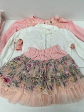 Job Lot Baby Girls 3 Piece Floral Sets Outfit  x 7 assorted sizes pink