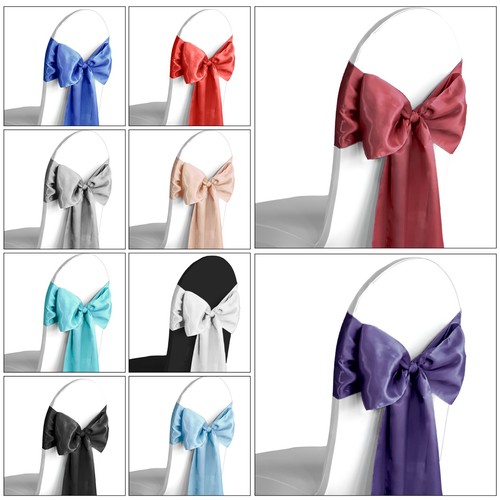 100x wedding satin sashes for - sashes,