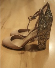 Sparkly Nude pink High Heels