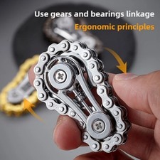 Metal Bike-Chain Gear Fidget