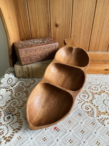 Vintage hand carved - carved, wooden