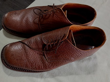 Mens Saville Row Northampton shoes size 9.5 dark brown leather good cond