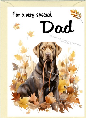 Labrador chocolate dog blank - labrador,