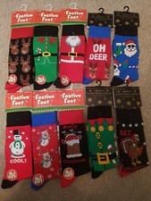 Mens Christmas Socks size 6-11