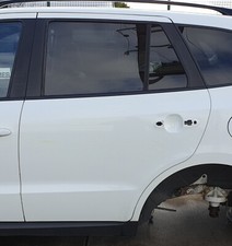 Hyundai Santa Fe Mk2 FL 2010-2012 Rear Door Panel Left Side Vanilla White 3M