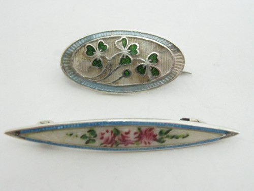 Charles horner brooch enamel - horner,