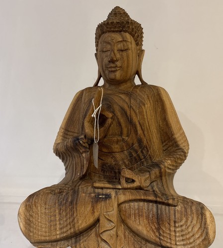 Hand carved wooden buddha - buddha, 40cm