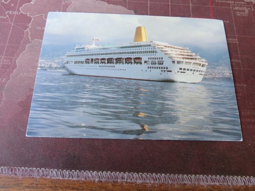 Cruises oriana postcard - cruises,