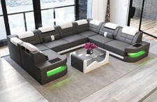 Leather Luxury Sofa Living