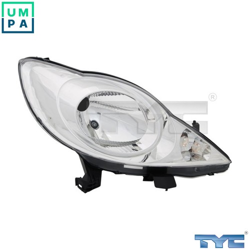 Headlight 11607 2 - 20-11607-15-2, for