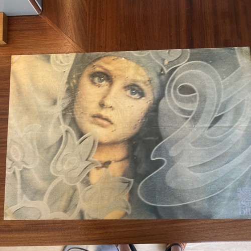 Vintage biba poster with - vintage,