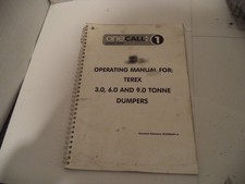 Terex Dumper Operators Manual