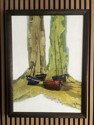 Boats low tide by - low, tide’