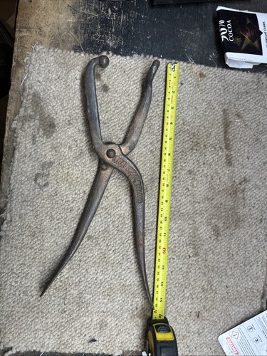 Vintage leather workers tool - leather,