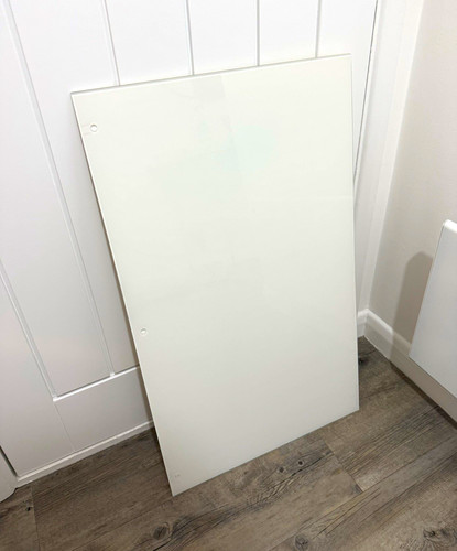 Ikea malm white glass - ikea,