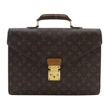 LOUIS VUITTON Conseiller Business bag M53331 Briefcase Brown Monogram canv...