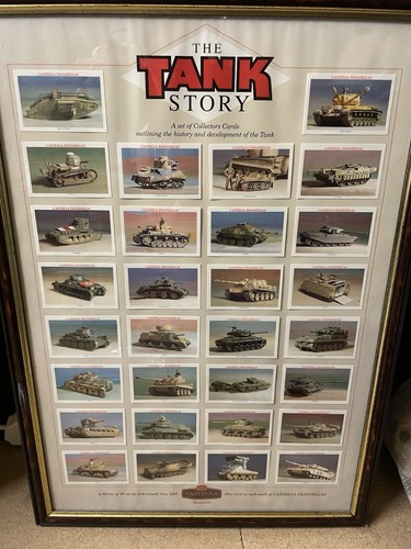 Tank story cigarette cards - tank,