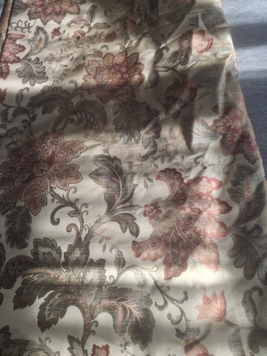 Designer gold damask curtains - gold,