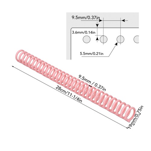 10pcs comb binding - spines, 150
