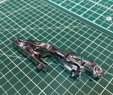 Leaping 5 Inch Jaguar chrome