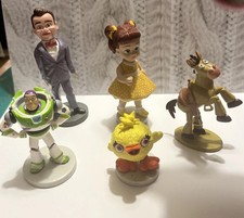 Bundle Of 5 X Disney Pixar Toy Story 4 Mini Figures / Cake Toppers Set B 