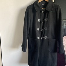 A.P.C.  Black Wool Duffle