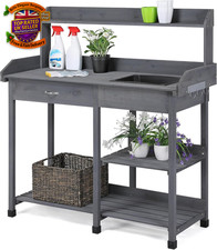 Garden Potting Table Wooden
