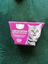 Whiskas Limited Edition Ceramic Cat Bowl New In Packaging