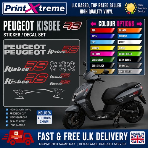 Peugeot kisbee stickers - kisbee,