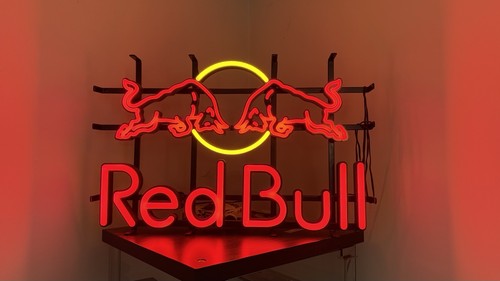 Red bull neon sign - neon, tube