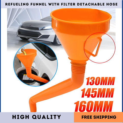 Refueling funnel with filter - with,