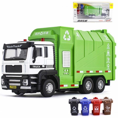 Garbage truck toy - toy, diecast