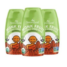 SweetLeaf Clear Liquid Monk Fruit 80 Servings - Pack of 3 - 24h Free Shipping
