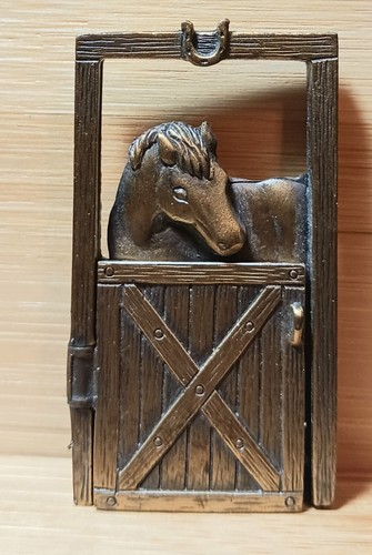 Bronze vintage horse - j, with