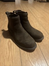 Ariat Men's Wexford Waterproof Chelsea Boot Dark Brown, UK 8