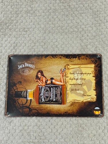 Jack daniel whiskey metal - whiskey,