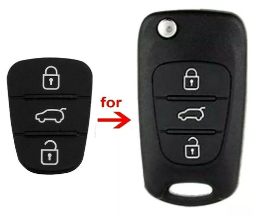 Button key fob rubber - button, pad