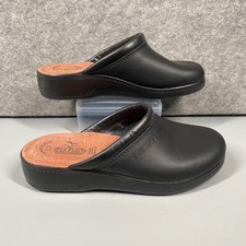Fly Flot black ladies clog