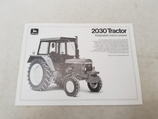 JOHN DEERE 2030 Tractor Sales