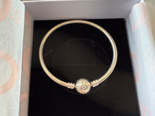 LIMITED EDITION Pandora Moments Stars & Galaxy Bangle 590009C01-19cm Boxed