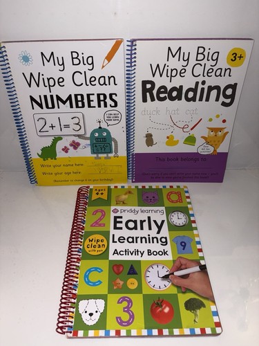 Wipe clean books bundle - wipe,