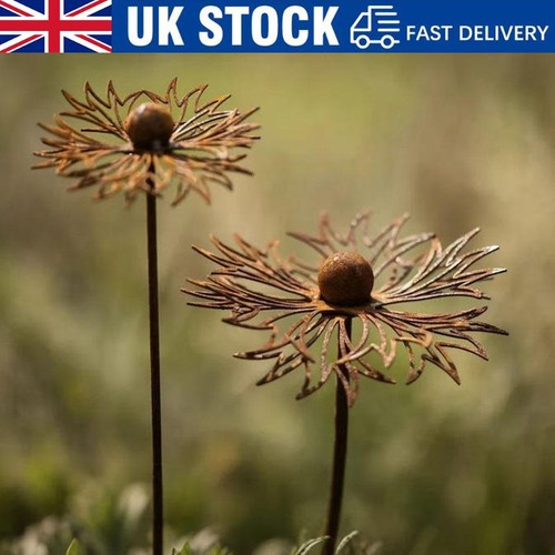 2pcs metal cornflower garden - 1/2pcs,
