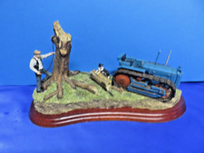 BORDER FINE ARTS  "  CLEARING OUT "    COUNTY PLOUGHMAN /TRACTOR