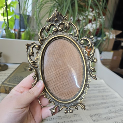 Vintage brass picture - picture, photo