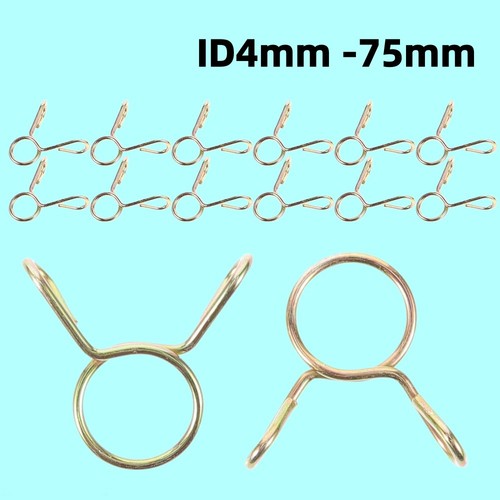 Single wire spring clips - single, 4