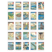 50 Pcs Utagawa Hiroshige