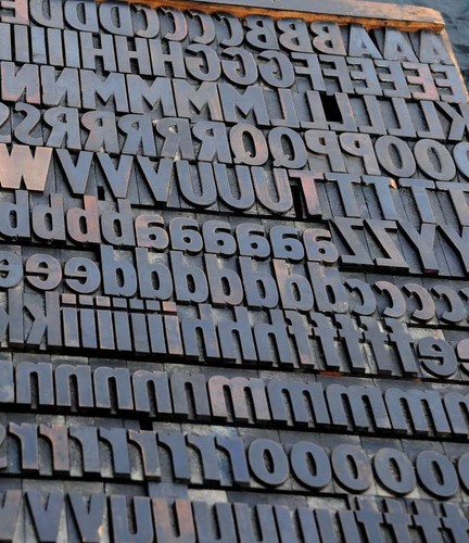 Letterpress wood printing - letterpress,