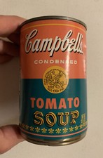 Andy Warhol Campbell Tomato Soup Can Tin Unopened 50 Years Art Of Soup 2014