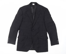 NEXT Mens Black Check Wool