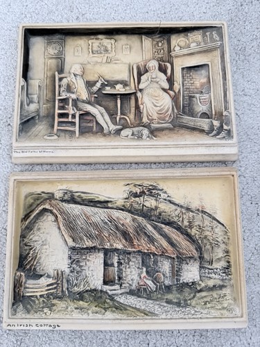 Vintage raised relief wall - raised-relief,